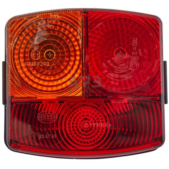 Galinis žibintas kairinis kvadratas, 12V, gintarinė/raudona, 95x54.5x90mm, Hella 2SE002776211 1 Galinis žibintas kairinis kvadratas, 12V, gintarinė/raudona, 95x54.5x90mm, Hella 2SE002776211 1