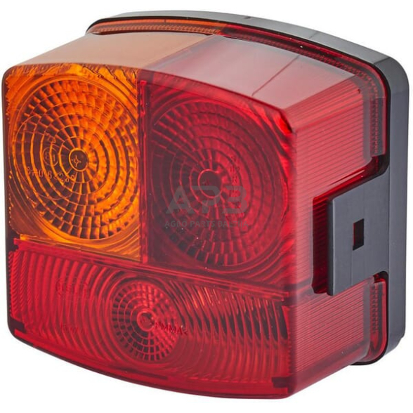 Galinis žibintas kairinis kvadratas, 12V, gintarinė/raudona, 95x54.5x90mm, Hella 2SE002776211 Galinis žibintas kairinis kvadratas, 12V, gintarinė/raudona, 95x54.5x90mm, Hella 2SE002776211