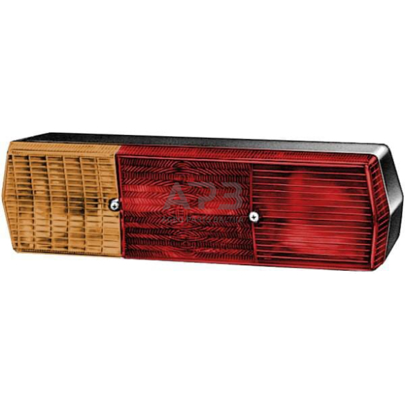 Galinis žibintas kairinis stačiakampis, 12/24V, gintarinė/raudona, 330x78x95mm, Hella 2SD001688171 4 Galinis žibintas kairinis stačiakampis, 12/24V, gintarinė/raudona, 330x78x95mm, Hella 2SD001688171 4
