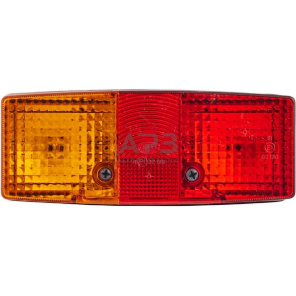 Galinis žibintas kairinis stačiakampis, 12/24V, raudona/oranžinė 158x51x64mm, Hella 2SE003184011 1 Galinis žibintas kairinis stačiakampis, 12/24V, raudona/oranžinė 158x51x64mm, Hella 2SE003184011 1