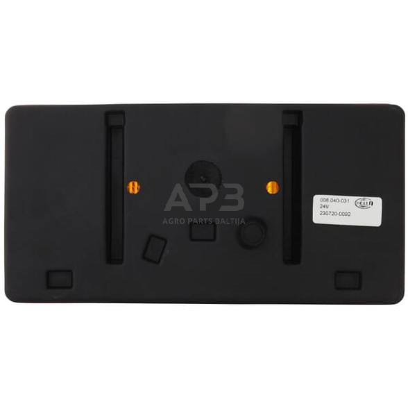 Galinis žibintas kairinis stačiakampis, 12/24V, raudona/oranžinė, 210x66x108mm, Hella 2SD006040031 3 Galinis žibintas kairinis stačiakampis, 12/24V, raudona/oranžinė, 210x66x108mm, Hella 2SD006040031 3