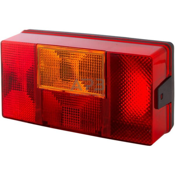 Galinis žibintas kairinis stačiakampis, 12/24V, raudona/oranžinė, 210x66x108mm, Hella 2SD006040031 Galinis žibintas kairinis stačiakampis, 12/24V, raudona/oranžinė, 210x66x108mm, Hella 2SD006040031