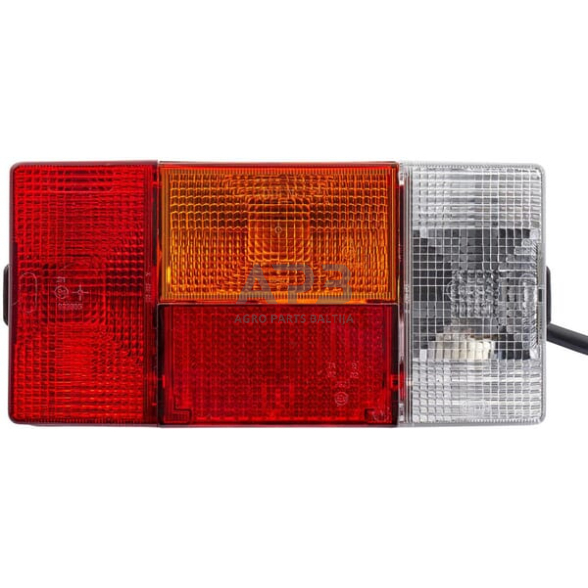 Galinis žibintas kairinis stačiakampis, 12/24V, raudona/oranžinė 210x66x108mm, Hella 2VP006040111 1 Galinis žibintas kairinis stačiakampis, 12/24V, raudona/oranžinė 210x66x108mm, Hella 2VP006040111 1