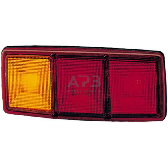 Galinis žibintas kairinis stačiakampis, 12/24V, raudona/oranžinė, 344x72x147mm, Hella 2SE003167031 2 Galinis žibintas kairinis stačiakampis, 12/24V, raudona/oranžinė, 344x72x147mm, Hella 2SE003167031 2