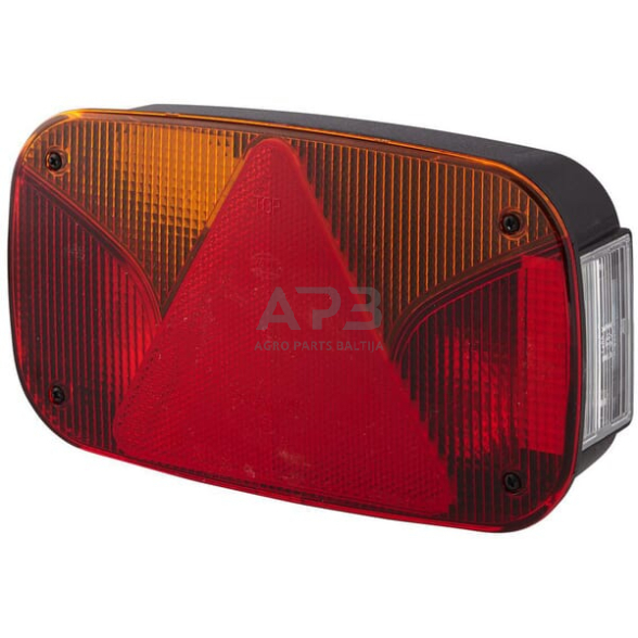 Galinis žibintas kairinis stačiakampis, 12V, raudona/oranžinė 244x60x138mm, 5 kontaktų Hella 2VB998232011 Galinis žibintas kairinis stačiakampis, 12V, raudona/oranžinė 244x60x138mm, 5 kontaktų Hella 2VB998232011