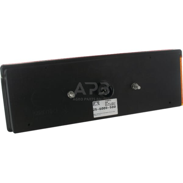 Galinis žibintas kairinis stačiakampis, 24V, skaidrus/raudonas, Aspöck 256000507 1 Galinis žibintas kairinis stačiakampis, 24V, skaidrus/raudonas, Aspöck 256000507 1