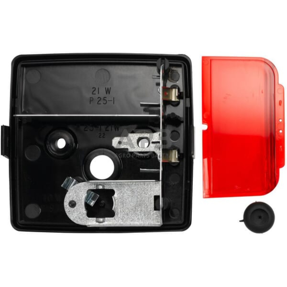 Galinis žibintas kvadratas, 12V, gintarinė/raudona, 102x55x98mm, Hella 2SE004623001 4 Galinis žibintas kvadratas, 12V, gintarinė/raudona, 102x55x98mm, Hella 2SE004623001 4