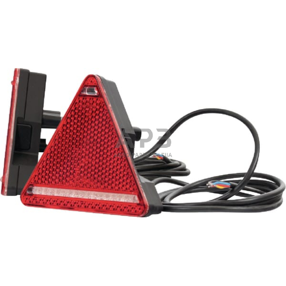 Galinis žibintas LED dešininis, 12/24V, gintarinė/raudona, 163x60.3x144mm, 1400300330 2 Galinis žibintas LED dešininis, 12/24V, gintarinė/raudona, 163x60.3x144mm, 1400300330 2