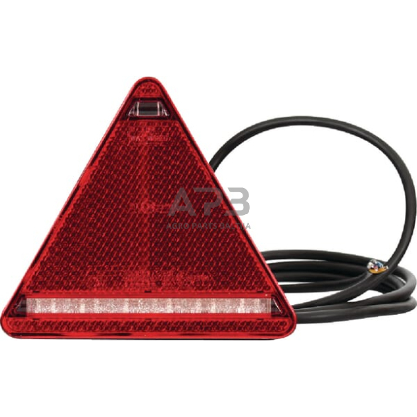 Galinis žibintas LED dešininis, 12/24V, gintarinė/raudona, 163x60.3x144mm, 1400300330 4 Galinis žibintas LED dešininis, 12/24V, gintarinė/raudona, 163x60.3x144mm, 1400300330 4