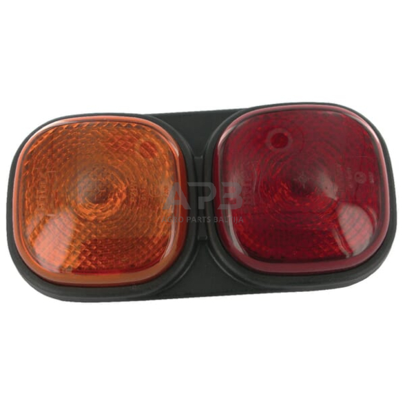 Galinis žibintas stačiakampis, 12/24V, raudona/gintarinė, 223x112x57mm, Britax L1201LB Galinis žibintas stačiakampis, 12/24V, raudona/gintarinė, 223x112x57mm, Britax L1201LB