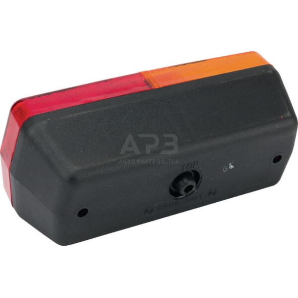 Galinis žibintas stačiakampis, 12V, raudona/gintarinė, 184x76mm AMP kištukas, Cobo 02430000 1 Galinis žibintas stačiakampis, 12V, raudona/gintarinė, 184x76mm AMP kištukas, Cobo 02430000 1