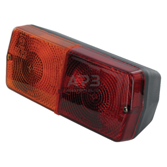 Galinis žibintas stačiakampis, 12V, raudona/gintarinė, 184x76mm AMP kištukas, Cobo 02431000 Galinis žibintas stačiakampis, 12V, raudona/gintarinė, 184x76mm AMP kištukas, Cobo 02431000