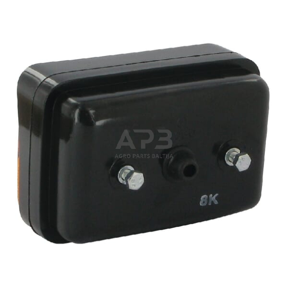 Galinis žibintas stačiakampis, raudona/gintarinė, 120x80mm AMP kištukas, Cobo 02394000 1 Galinis žibintas stačiakampis, raudona/gintarinė, 120x80mm AMP kištukas, Cobo 02394000 1