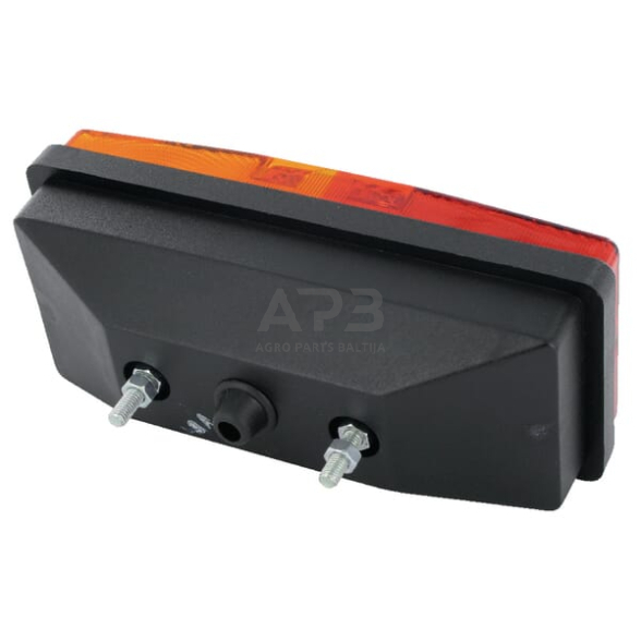 Galinis žibintas stačiakampis, raudona/gintarinė, 160x67mm AMP kištukas, Cobo 027280000 1 Galinis žibintas stačiakampis, raudona/gintarinė, 160x67mm AMP kištukas, Cobo 027280000 1