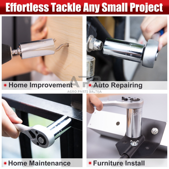 Galvutė universali su antgaliu (7-19mm) 2 Galvutė universali su antgaliu (7-19mm) 2