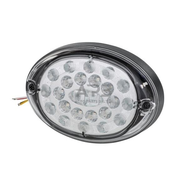 Galiniai žibintai LED, ovalus, 12/24V, transparent, 24 LED, Hella 2SD343390011 5 Galiniai žibintai LED, ovalus, 12/24V, transparent, 24 LED, Hella 2SD343390011 5