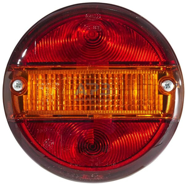 Galinis žibintas apvalus, 12/24V, gintarinė/raudona, Ø 140mm, Hella 2SD001685231 1 Galinis žibintas apvalus, 12/24V, gintarinė/raudona, Ø 140mm, Hella 2SD001685231 1