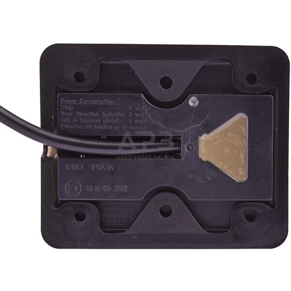 Galiniai žibintai LED, 21W, stačiakampis, 12/24V, raudona, 8 LED, Hella 2VA980720001 3