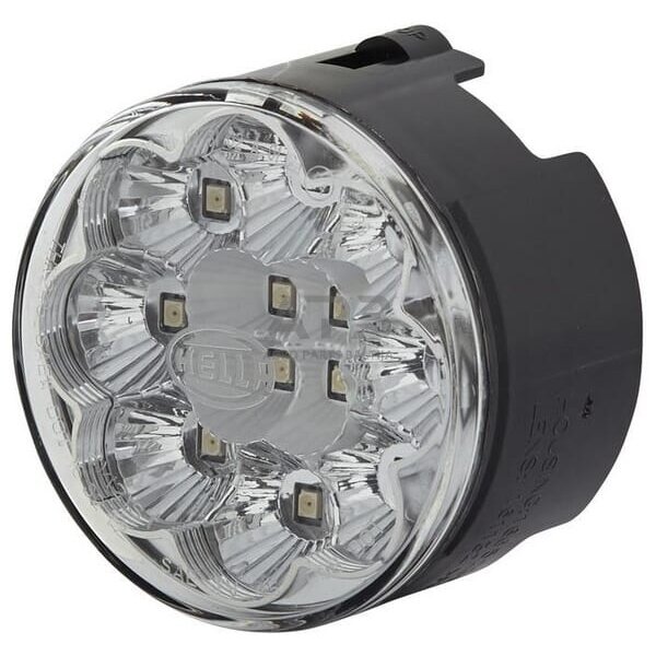 Galiniai žibintai LED, apvalus, 12V, Ø 66mm, 12 LED, Hella 2SB009001401 Galiniai žibintai LED, apvalus, 12V, Ø 66mm, 12 LED, Hella 2SB009001401