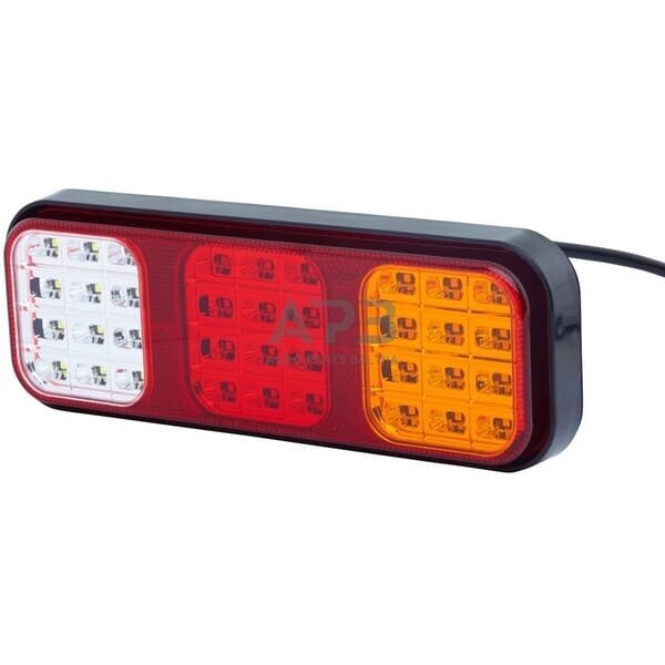 Galiniai žibintai LED, stačiakampis, 12/24V, 284x37x100mm, Hella ValueFit 2VP357018001