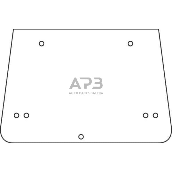 Galinis kabinos stiklas 60117910 1 Galinis kabinos stiklas 60117910 1