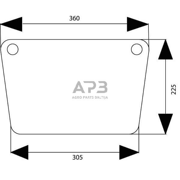 Galinis kabinos stiklas apatinis 04335196 1 Galinis kabinos stiklas apatinis 04335196 1