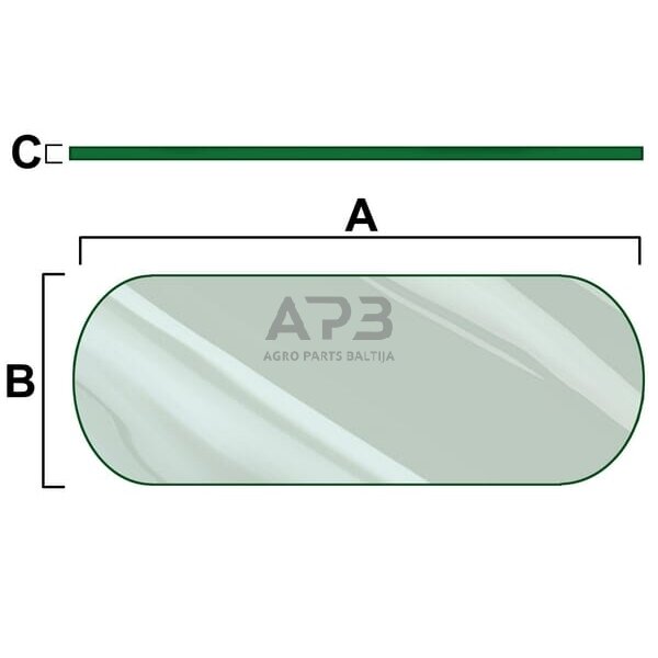 Galinis kabinos stiklas Vapormatic VPM7108