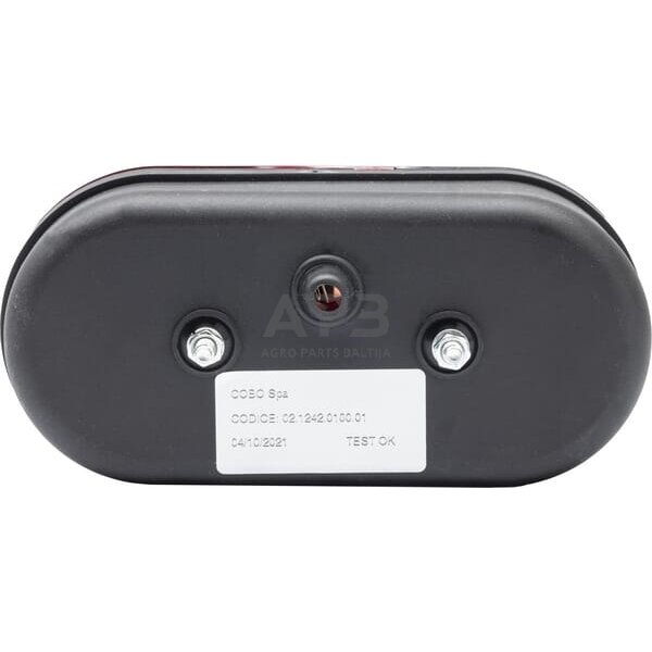 Galinis žibintas dešininis apvalus, 12/24V, gintarinė/raudona, 162.5x AMP kištukas, Cobo 0212450000 1 Galinis žibintas dešininis apvalus, 12/24V, gintarinė/raudona, 162.5x AMP kištukas, Cobo 0212450000 1
