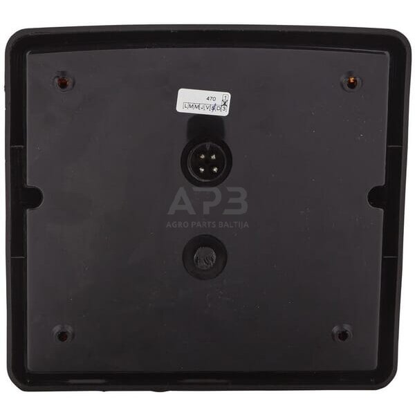 Galinis žibintas dešininis kvadratas, 12V, raudona/oranžinė, 155 Hella 2SD996030021 3