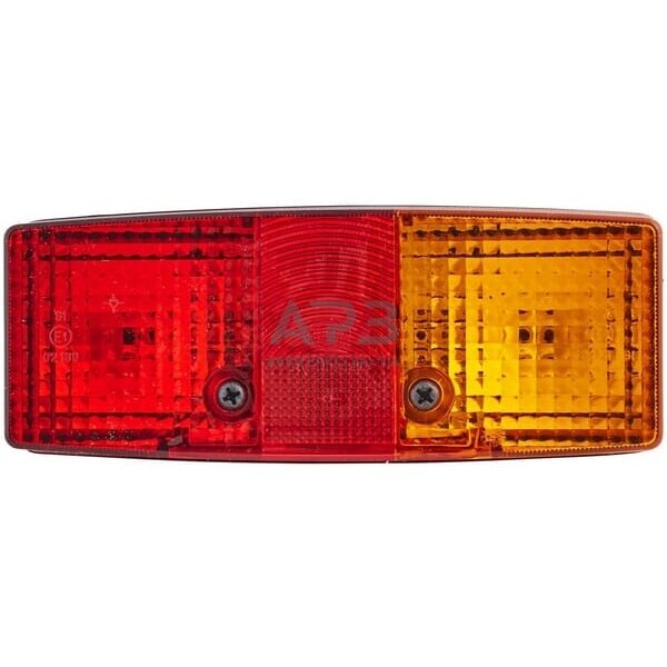 Galinis žibintas dešininis stačiakampis, 12/24V, raudona/oranžinė, 158x51x64mm, Hella 2SD003184041 1 Galinis žibintas dešininis stačiakampis, 12/24V, raudona/oranžinė, 158x51x64mm, Hella 2SD003184041 1