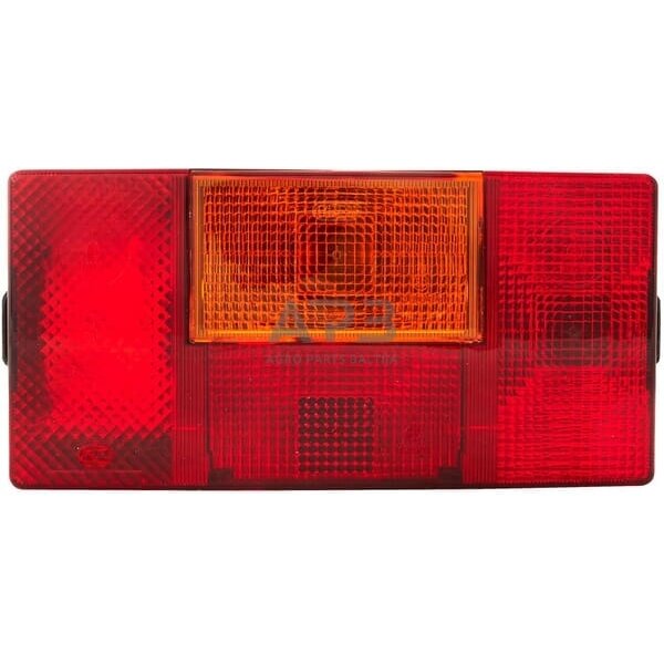 Galinis žibintas dešininis stačiakampis, 12/24V, raudona/oranžinė, 210x66x108mm, Hella 2SD006040041 1 Galinis žibintas dešininis stačiakampis, 12/24V, raudona/oranžinė, 210x66x108mm, Hella 2SD006040041 1