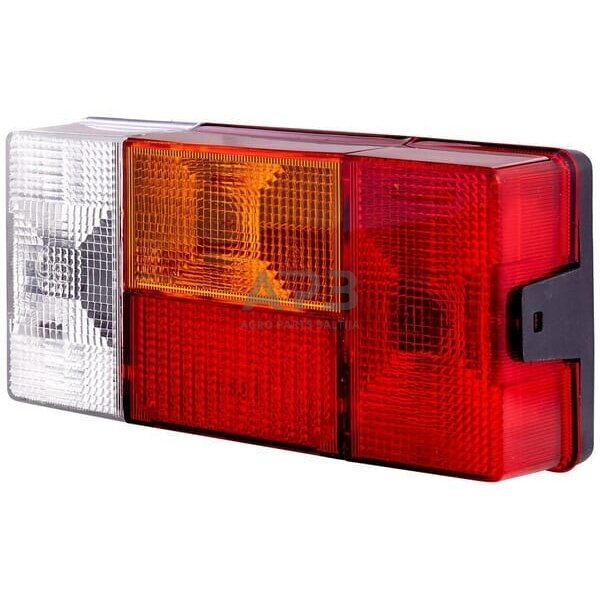 Galinis žibintas dešininis stačiakampis, 12/24V, raudona/oranžinė 210x66x108mm, Hella 2VP006040121 Galinis žibintas dešininis stačiakampis, 12/24V, raudona/oranžinė 210x66x108mm, Hella 2VP006040121