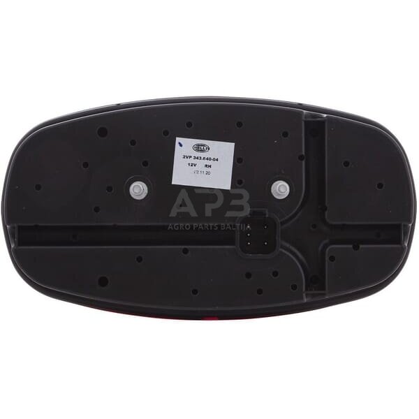 Galinis žibintas dešininis stačiakampis, 12V, raudona/balta/gintarinė, 225x122mm, Hella 2VP343640041 3 Galinis žibintas dešininis stačiakampis, 12V, raudona/balta/gintarinė, 225x122mm, Hella 2VP343640041 3