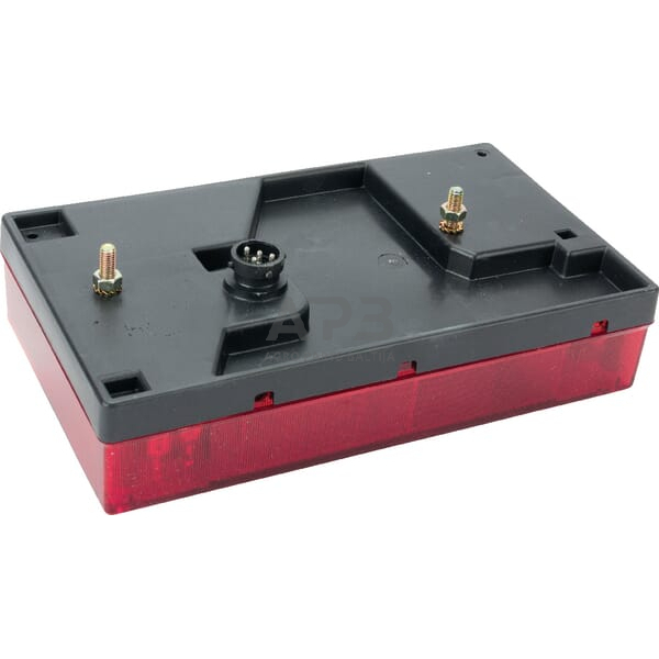 Galinis žibintas dešininis stačiakampis, 12V, raudona/gintarinė, Aspöck 245200007 1 Galinis žibintas dešininis stačiakampis, 12V, raudona/gintarinė, Aspöck 245200007 1