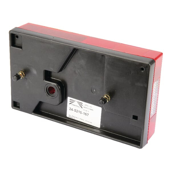 Galinis žibintas dešininis stačiakampis, 12V, raudona/gintarinė/skaidri, Aspöck 1 Galinis žibintas dešininis stačiakampis, 12V, raudona/gintarinė/skaidri, Aspöck 1