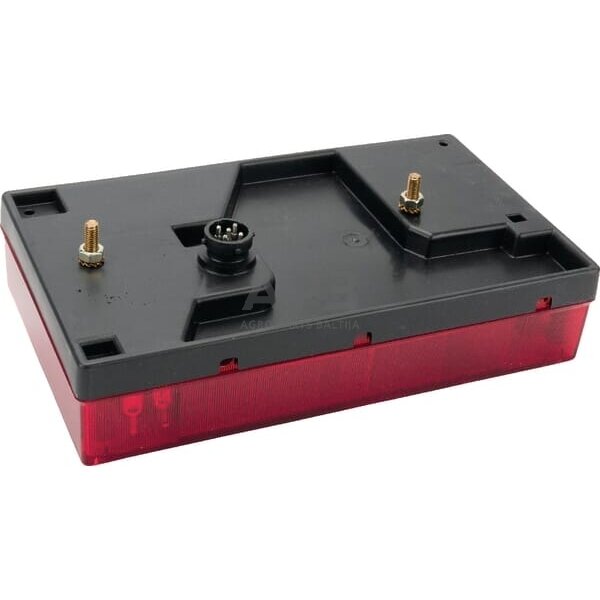 Galinis žibintas dešininis stačiakampis, 12V, raudona/gintarinė/skaidri, Aspöck 245210007 1 Galinis žibintas dešininis stačiakampis, 12V, raudona/gintarinė/skaidri, Aspöck 245210007 1
