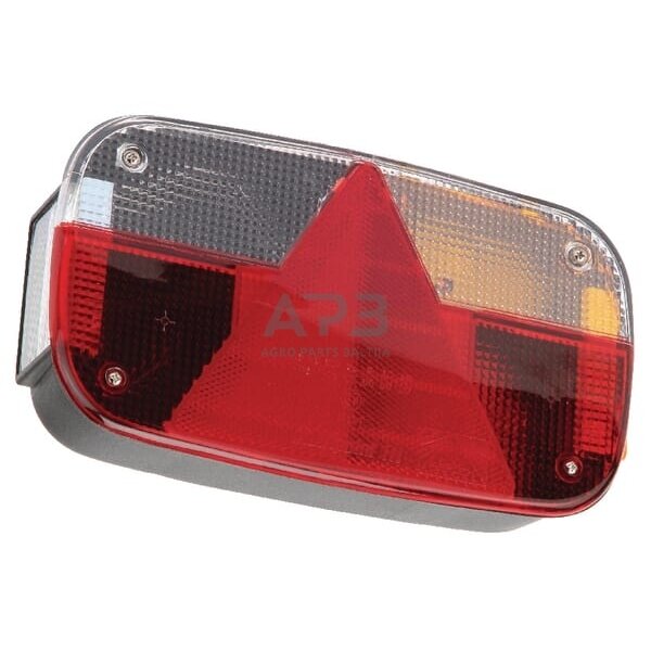 Galinis žibintas dešininis stačiakampis, 12V, raudona/skaidri/gintarinė, 244 Aspöck 248260007 Galinis žibintas dešininis stačiakampis, 12V, raudona/skaidri/gintarinė, 244 Aspöck 248260007