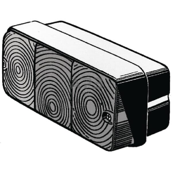 Galinis žibintas dešininis stačiakampis, raudona/gintarinė, 160x AMP kištukas, Cobo 02225000 3 Galinis žibintas dešininis stačiakampis, raudona/gintarinė, 160x AMP kištukas, Cobo 02225000 3