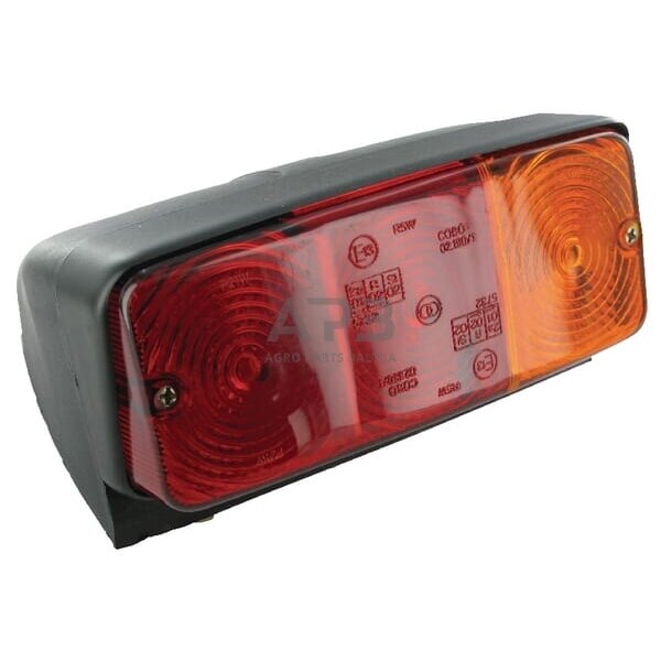 Galinis žibintas dešininis stačiakampis, raudona/gintarinė, 4 kontaktų Cobo 02209000 Galinis žibintas dešininis stačiakampis, raudona/gintarinė, 4 kontaktų Cobo 02209000
