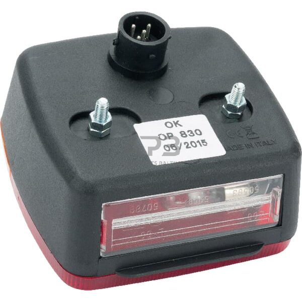 Galinis žibintas kairinis kvadratas, 12V, raudona/gintarinė, 108x103x103mm, Ajba LA18006 1 Galinis žibintas kairinis kvadratas, 12V, raudona/gintarinė, 108x103x103mm, Ajba LA18006 1