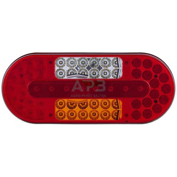 Galinis žibintas kairinis LED, stačiakampis, 10/30V, 323x38x134mm, Hella ValueFit 2VP357017011 1