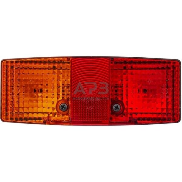 Galinis žibintas kairinis stačiakampis, 12/24V, raudona/oranžinė, 158x51x64mm, Hella 2SD003184031 1 Galinis žibintas kairinis stačiakampis, 12/24V, raudona/oranžinė, 158x51x64mm, Hella 2SD003184031 1