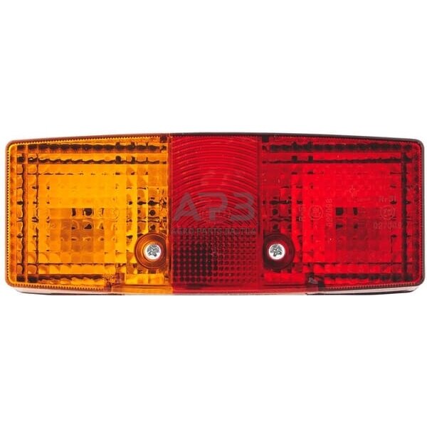 Galinis žibintas kairinis stačiakampis, 12/24V, raudona/oranžinė 158x51x64mm, Hella 2SE997111011 1 Galinis žibintas kairinis stačiakampis, 12/24V, raudona/oranžinė 158x51x64mm, Hella 2SE997111011 1