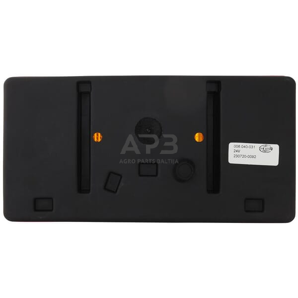 Galinis žibintas kairinis stačiakampis, 12/24V, raudona/oranžinė, 210x66x108mm, Hella 2SD006040031 3 Galinis žibintas kairinis stačiakampis, 12/24V, raudona/oranžinė, 210x66x108mm, Hella 2SD006040031 3