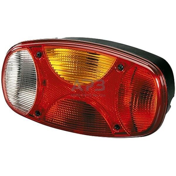 Galinis žibintas kairinis stačiakampis, 12V, raudona/balta/gintarinė, 225x122mm, Hella 2VP343640051 5 Galinis žibintas kairinis stačiakampis, 12V, raudona/balta/gintarinė, 225x122mm, Hella 2VP343640051 5