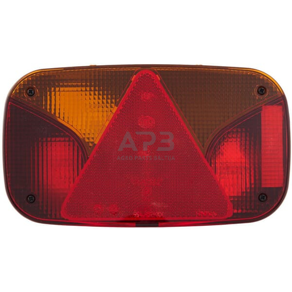 Galinis žibintas kairinis stačiakampis, 12V, raudona/oranžinė 244x60x138mm, 5 kontaktų Hella 2VB998232011 1 Galinis žibintas kairinis stačiakampis, 12V, raudona/oranžinė 244x60x138mm, 5 kontaktų Hella 2VB998232011 1