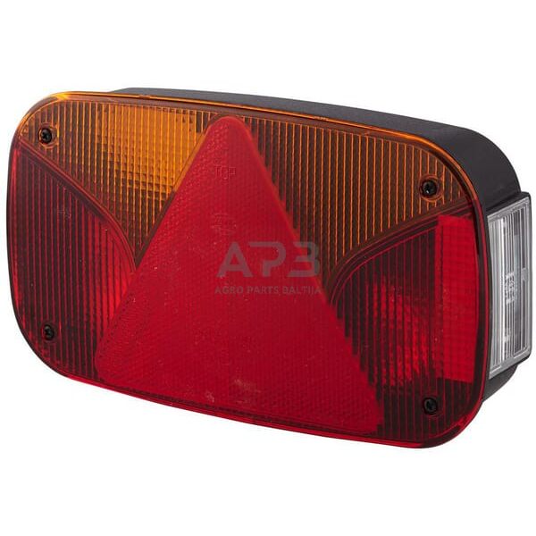 Galinis žibintas kairinis stačiakampis, 12V, raudona/oranžinė 244x60x138mm, 5 kontaktų Hella 2VB998232011 Galinis žibintas kairinis stačiakampis, 12V, raudona/oranžinė 244x60x138mm, 5 kontaktų Hella 2VB998232011