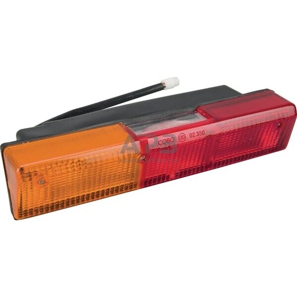 Galinis žibintas kairinis stačiakampis, raudona/gintarinė, 305x62mm AMP kištukas, Cobo 02746000 Galinis žibintas kairinis stačiakampis, raudona/gintarinė, 305x62mm AMP kištukas, Cobo 02746000