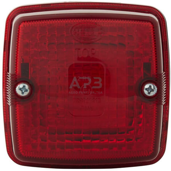 Galinis žibintas kvadratas, 12/24V, raudona, 84x51x84mm, Hella 2SA003014051 1