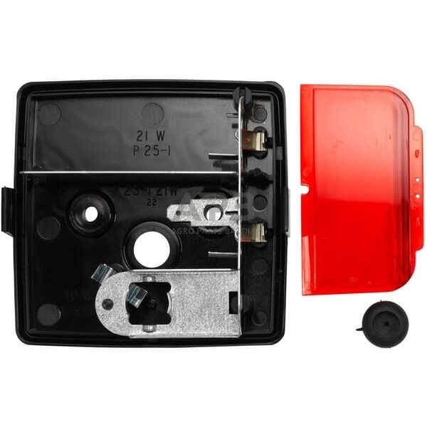 Galinis žibintas kvadratas, 12V, gintarinė/raudona, 102x55x98mm, Hella 2SE004623001 4 Galinis žibintas kvadratas, 12V, gintarinė/raudona, 102x55x98mm, Hella 2SE004623001 4